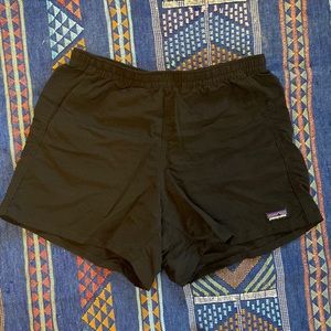 Black Patagonia Baggies in size S